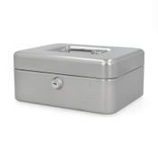 Cash box (steel, 20 x 17 x 9cm) | 123ink | silver