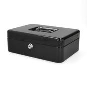 Cash box (steel, 25 x 19.1 x 9cm) | 123ink | black