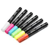 Chalk markers | assorted colours | 123ink | 6-pack image