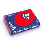 A4 160g paper (coral red) | Clairefontaine | 250 sheets image