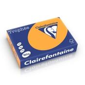 A4 160g paper (orange) | Clairefontaine | 250 sheets image