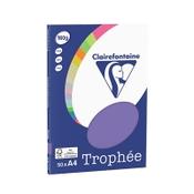 A4 160g paper (violet) | Clairefontaine | 50 sheets image