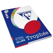 A4 80g paper (cherry red) | Clairefontaine | 100 sheets image