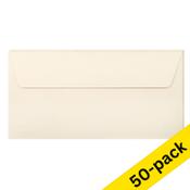 Envelope 110 x 220mm (DL | EA5/6) | ivory PEEL &amp; SEAL, 120g | Clairefontaine | 50-pack image