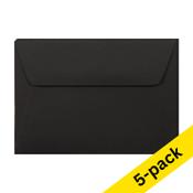 Envelope 114 x 162mm (C6) | black PEEL &amp; SEAL, 120g | Clairefontaine | 5-pack image