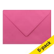 Envelope 162 x 229mm (C5) | intense pink PEEL &amp; SEAL, 120g | Clairefontaine | 5-pack image
