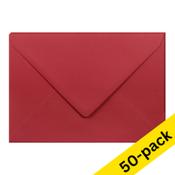 Envelope 162 x 229mm (C5) | intense red PEEL &amp; SEAL, 120g | Clairefontaine | 50-pack image