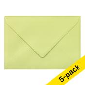 Envelope 162 x 229mm (C5) | leaf green PEEL &amp; SEAL, 120g | Clairefontaine | 5-pack image