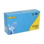 Cleaning gloves (L) | blue powder free | Nitrile | 123ink | 100-pack image