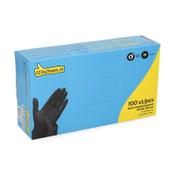 Cleaning gloves (M) | black powder free | Nitrile | 123ink | 100-pack image