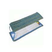 Flat mop head 40cm | velcro microfibre blue | Contico high performance image