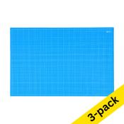 Cutting mat A1 (600 x 600mm) | 3-layer | 123ink 3-pack