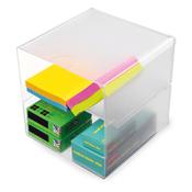 Organiser (2 compartments) | Deflecto Classic Cube image