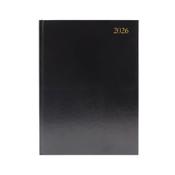 Desk diary 2026 A4 | 2 days per page | black