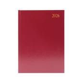 Desk diary 2026 A4 | Week to view | burgundy image