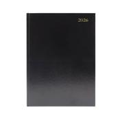 Desk diary 2026 A5 | 2 days per page | black image