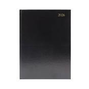 Desk diary 2026 A5 | Day per page | black image