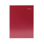 Desk diary 2026 A5 | Week to view | burgundy image