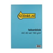 Drawing pad A4 (160 grams) | 123ink | 40 sheets image