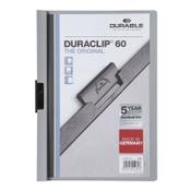 A4 Clip folder (60-page) | Durable Duraclip grey image