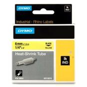 Dymo 18052 IND Rhino black on yellow heat-shrink tape, 6mm (original Dymo) image
