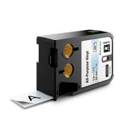 Dymo 1868743 XTL vinyl tape, black on transparent, 24mm (original Dymo) image