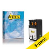 Dymo 1868752 XTL black on white vinyl tape, 19mm (123ink version) | 5-pack