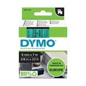 Dymo S0720740 / 40919 black on green tape, 9mm (original Dymo) image