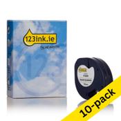 Dymo S0721510 / 91200 white paper tape, 12mm (123ink version) | 10-pack image