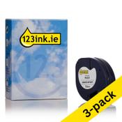 Dymo S0721660 / 91221 white plastic tape, 12mm (123ink version) | 3-pack image