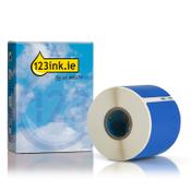 Dymo S0722430 / 99014 blue shipping and name badge labels (123ink version)