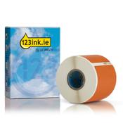 Dymo S0722430 / 99014 orange shipping and name badge labels (123ink version)