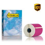 Dymo S0904980 extra large UPS pink shipping labels (123ink version)