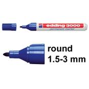 Edding 3000 blue permanent marker image