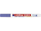 Chalk marker 1 - 2mm round | metallic purple | Edding 4085 image