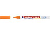 Chalk marker 1 - 2mm round | neon orange | Edding 4085 image