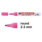 Chalk marker 2 - 3mm round | neon pink | Edding 4095 image