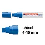 Chalk marker 4 - 15mm chisel | blue | Edding 4090 image