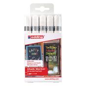 Chalk markers | white | Edding 4095 | 5-pack image