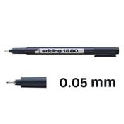 Fineliner | 0.5mm | black | Edding 1880 | 10-pack