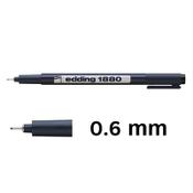 Fineliner | 0.6mm | black | Edding 1880