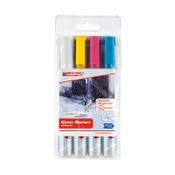 Glassboard markers 1.5mm - 3mm | assorted light colours | Edding 95 | 4-pack image