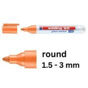 Glassboard markers 1.5mm - 3mm | orange | Edding 95 image