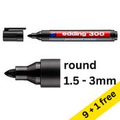 Offer: Edding 300 black permanent marker (1.5mm - 3mm) image