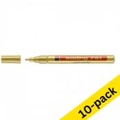 Paint marker 1 - 2mm round | Edding 751 | gold | 10-pack image