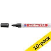 Paint marker 2 - 4mm round | Edding 750 | black | 10-pack image