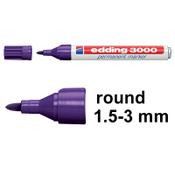 Permanent marker 1.5 - 3mm | Edding 3000 | violet image