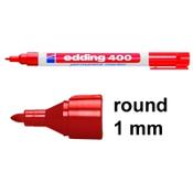 Permanent marker 1mm | Edding 400 | red image