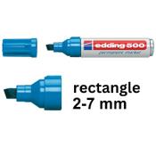 Permanent marker 2 - 7mm chisel | Edding 500 | light blue image