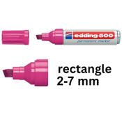 Permanent marker 2 - 7mm chisel | Edding 500 | pink image